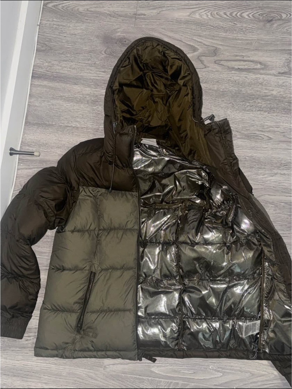 Columbia Men's Olive Green & Black Puffer Ski Jacket